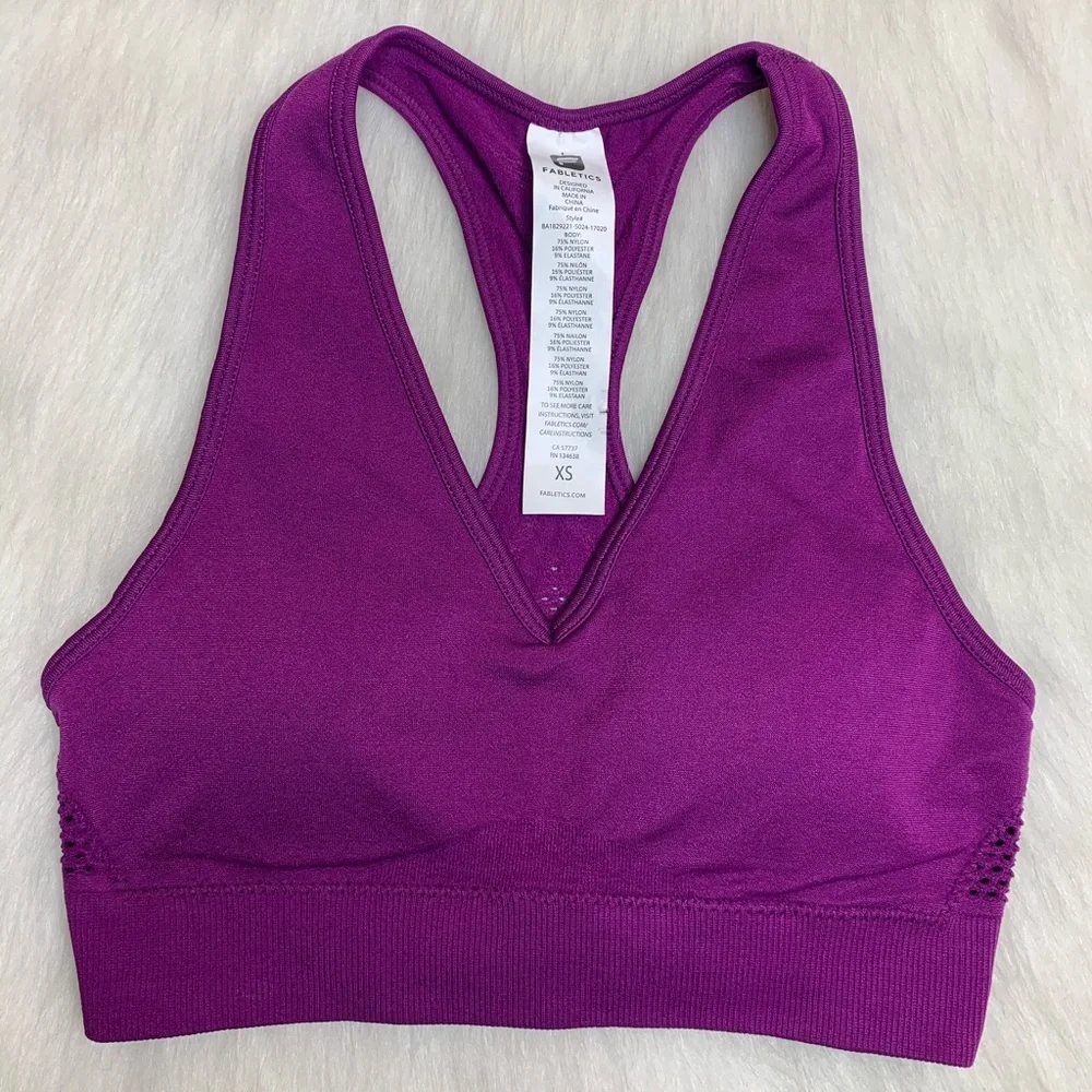 Fabletics Athletic Sports Bra Workout Gym Sz XS